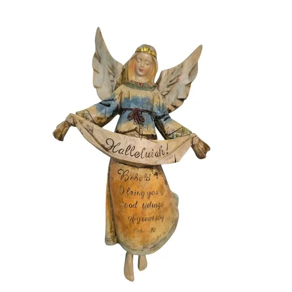 "The Promise Of Christmas" Nativity Set With Scriptures Resin 8 Piece Set - Picture 3 of 9